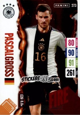 Cromo Pascal Groß - England 2024 Tournament Edition. Adrenalyn XL
 n. 273 - Panini