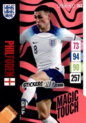 Cromo Phil Foden - England 2024 Tournament Edition. Adrenalyn XL
 n. 263 - Panini
