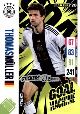 Cromo Thomas Müller - England 2024 Tournament Edition. Adrenalyn XL
 n. 293 - Panini