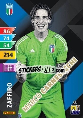 Sticker Marco Carnesecchi - Azzurri 2024. Adrenalyn XL
 n. 43 - Panini