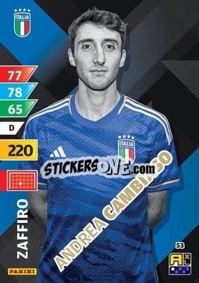 Cromo Andrea Cambiaso - Azzurri 2024. Adrenalyn XL
 n. 53 - Panini