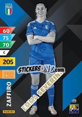 Sticker Emma Severini - Azzurri 2024. Adrenalyn XL
 n. 66 - Panini