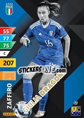 Sticker Giulia Dragoni - Azzurri 2024. Adrenalyn XL
 n. 67 - Panini