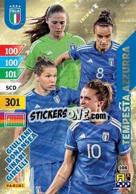 Cromo Giuliani / Linari / Bonansea / Girelli