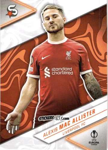 Cromo Alexis Mac Allister - UEFA Club Competitions Superstars 2023-2024
 n. 81 - Topps