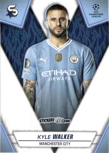 Sticker Kyle Walker - UEFA Club Competitions Superstars 2023-2024
 n. 94 - Topps
