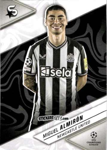 Cromo Miguel Almirón - UEFA Club Competitions Superstars 2023-2024
 n. 105 - Topps