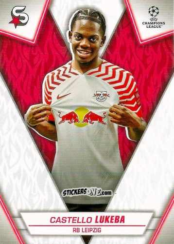 Cromo Castello Lukeba - UEFA Club Competitions Superstars 2023-2024
 n. 129 - Topps