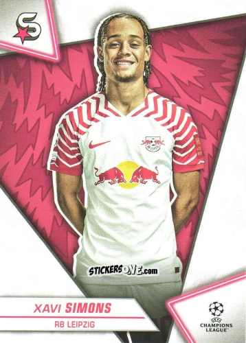 Figurina Xavi Simons - UEFA Club Competitions Superstars 2023-2024
 n. 131 - Topps