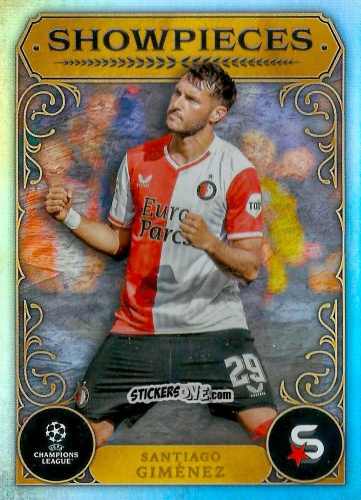 Sticker Santiago Giménez - UEFA Club Competitions Superstars 2023-2024
 n. SP-14 - Topps