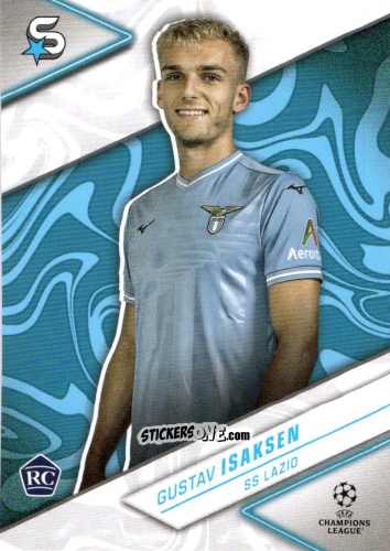 Figurina Gustav Isaksen - UEFA Club Competitions Superstars 2023-2024
 n. 154 - Topps