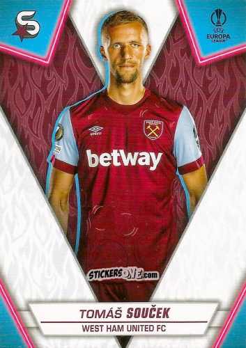 Sticker Tomáš Souček - UEFA Club Competitions Superstars 2023-2024
 n. 157 - Topps
