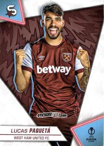 Cromo Lucas Paquetá - UEFA Club Competitions Superstars 2023-2024
 n. 158 - Topps