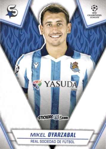 Figurina Mikel Oyarzabal - UEFA Club Competitions Superstars 2023-2024
 n. 165 - Topps