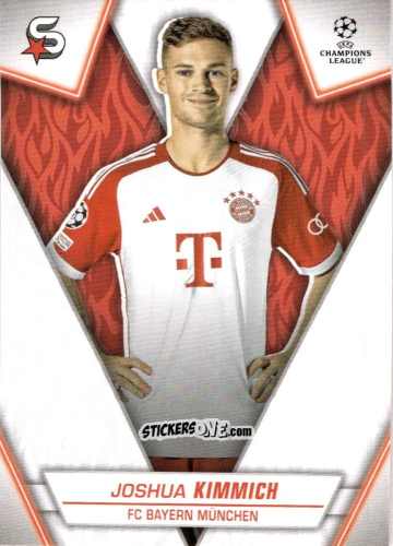 Cromo Joshua Kimmich - UEFA Club Competitions Superstars 2023-2024
 n. 166 - Topps