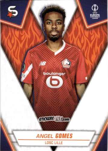 Cromo Angel Gomes - UEFA Club Competitions Superstars 2023-2024
 n. 175 - Topps