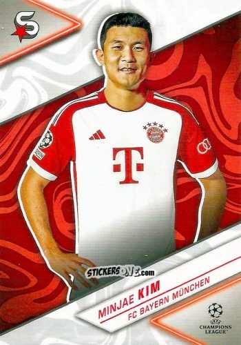Sticker Min-jae Kim - UEFA Club Competitions Superstars 2023-2024
 n. 177 - Topps