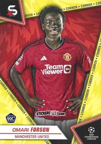 Cromo Omari Forson - UEFA Club Competitions Superstars 2023-2024
 n. 182 - Topps