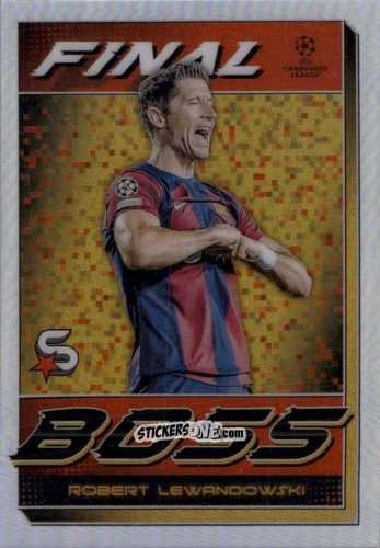 Sticker Robert Lewandowski - UEFA Club Competitions Superstars 2023-2024
 n. FB-4 - Topps