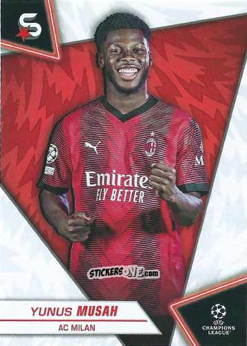 Cromo Yunus Musah - UEFA Club Competitions Superstars 2023-2024
 n. 5 - Topps