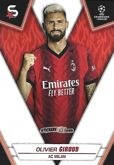 Figurina Oliver Giroud - UEFA Club Competitions Superstars 2023-2024
 n. 8 - Topps