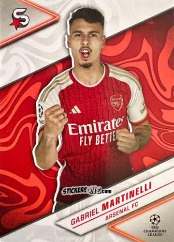 Sticker Gabriel Martinelli - UEFA Club Competitions Superstars 2023-2024
 n. 9 - Topps