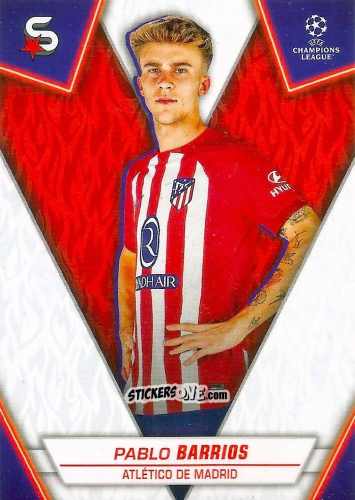 Sticker Pablo Barrios - UEFA Club Competitions Superstars 2023-2024
 n. 22 - Topps
