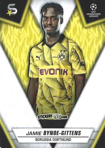 Sticker Jamie Bynoe-Gittens - UEFA Club Competitions Superstars 2023-2024
 n. 26 - Topps