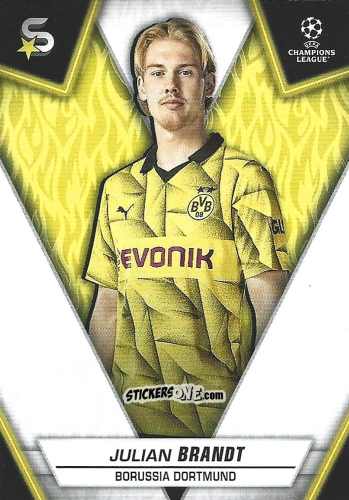Figurina Julian Brandt - UEFA Club Competitions Superstars 2023-2024
 n. 31 - Topps