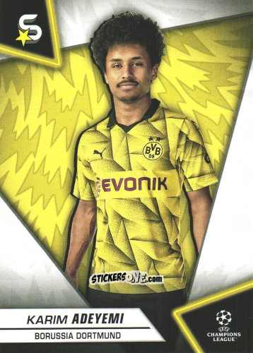Cromo Karim Adeyemi - UEFA Club Competitions Superstars 2023-2024
 n. 32 - Topps