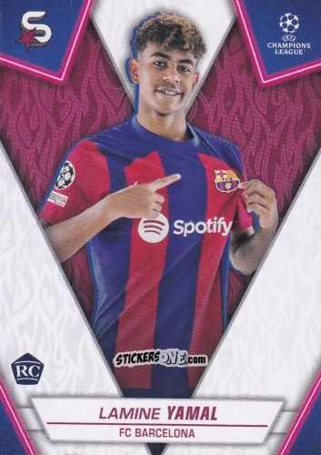 Figurina Lamine Yamal - UEFA Club Competitions Superstars 2023-2024
 n. 48 - Topps