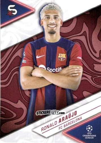 Cromo Ronald Araújo - UEFA Club Competitions Superstars 2023-2024
 n. 51 - Topps