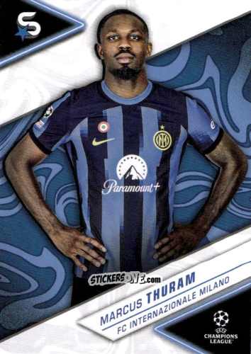 Figurina Marcus Thuram - UEFA Club Competitions Superstars 2023-2024
 n. 63 - Topps