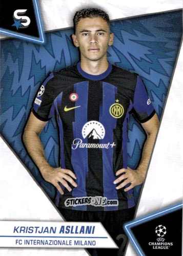 Sticker Kristjan Asllani - UEFA Club Competitions Superstars 2023-2024
 n. 65 - Topps