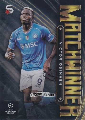 Cromo Victor Osimhen - UEFA Club Competitions Superstars 2023-2024
 n. MW-6 - Topps