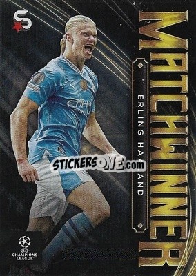Cromo Erling Haaland - UEFA Club Competitions Superstars 2023-2024
 n. MW-10 - Topps