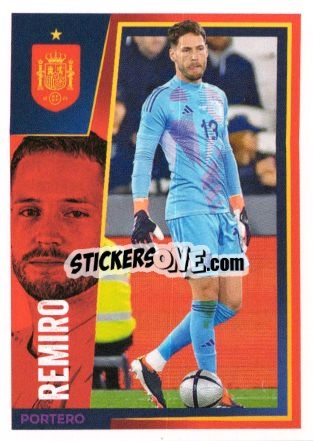 Figurina Alex Remiro - Carrefour ¡Vamos Selección!
 n. 7 - Panini