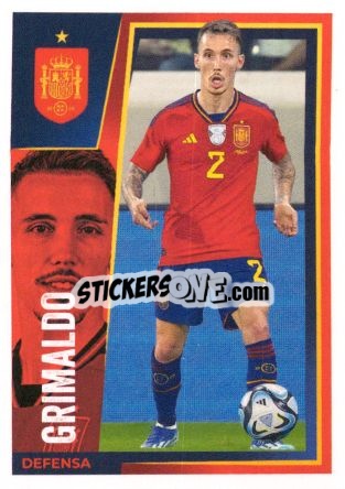 Figurina Alejandro Grimaldo - Carrefour ¡Vamos Selección!
 n. 18 - Panini