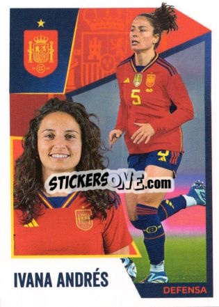 Sticker Ivana Andrés - Carrefour ¡Vamos Selección!
 n. 46 - Panini