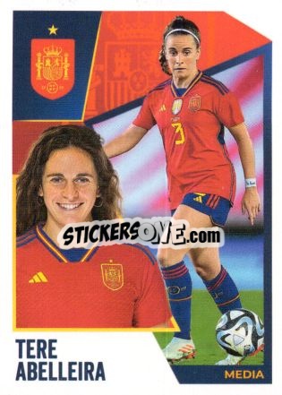 Sticker Tere Abelleira - Carrefour ¡Vamos Selección!
 n. 50 - Panini