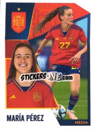 Sticker Maria Perez - Carrefour ¡Vamos Selección!
 n. 51 - Panini