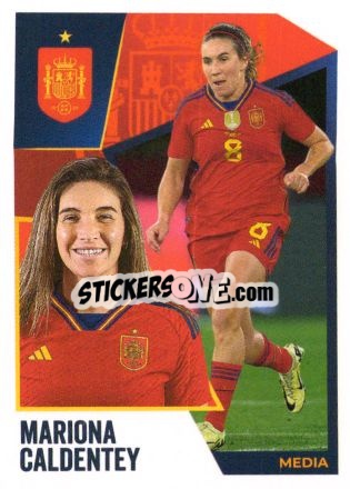 Sticker Mariona Caldentey - Carrefour ¡Vamos Selección!
 n. 54 - Panini
