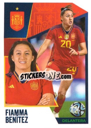 Sticker Fiamma Benitez - Carrefour ¡Vamos Selección!
 n. 62 - Panini