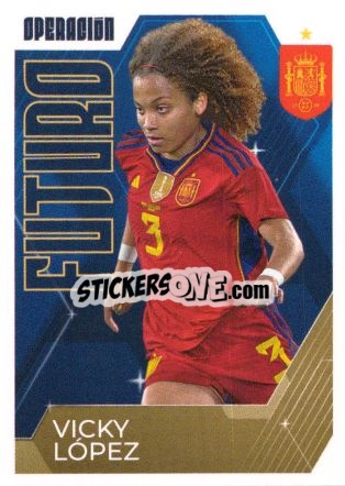Figurina Vicky Lopez - Carrefour ¡Vamos Selección!
 n. 72 - Panini