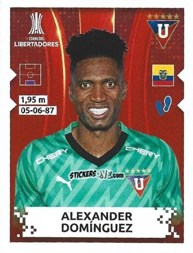 Cromo Alexander Dominguez - Conmebol Copa Libertadores 2024 n. 114 - Panini