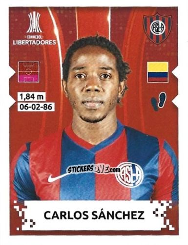 Sticker Carlos Sanchez - Conmebol Copa Libertadores 2024 n. 132 - Panini