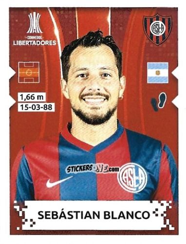 Sticker Sebastian Blanco - Conmebol Copa Libertadores 2024 n. 140 - Panini
