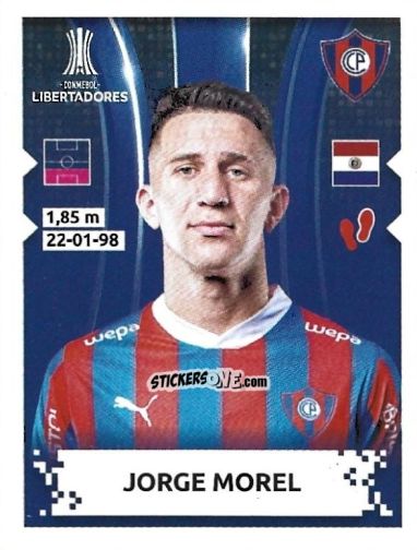 Cromo Jorge Morel - Conmebol Copa Libertadores 2024 n. 181 - Panini