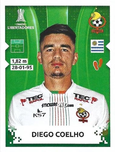 Sticker Diego Coelho - Conmebol Copa Libertadores 2024 n. 430 - Panini