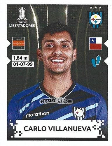 Figurina Carlo Villanueva - Conmebol Copa Libertadores 2024 n. 441 - Panini
